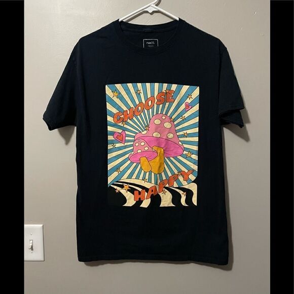 Choose Happy t shirt  - Picture 1 of 4